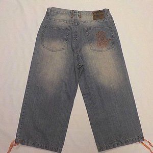 Miskeen Originals Men's Denim Cropped Jeans Sz 36